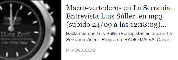 macro vertederos - entrevista -Luis Suller