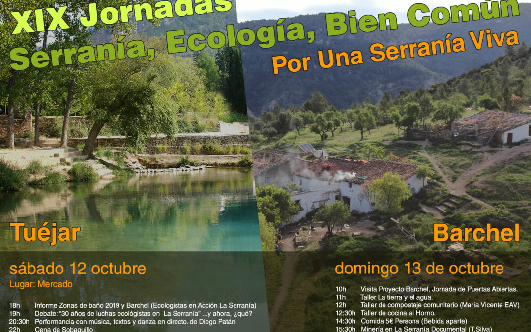 XIX Jornadas – Serranía, Ecología, Bien Común